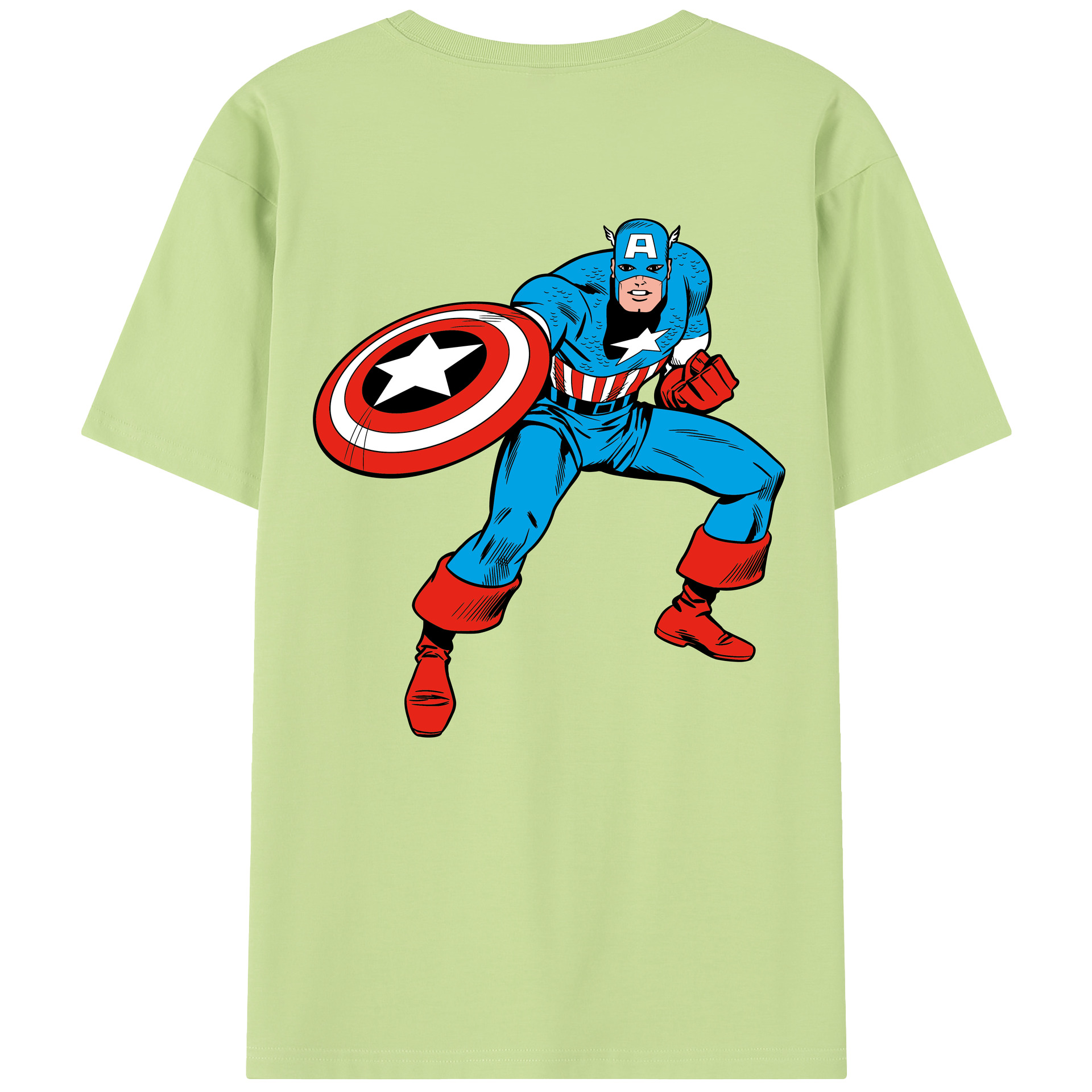 （画像用） アベンジャーズ The Avengers 綿100％半袖Tシャツ（背面プリント）